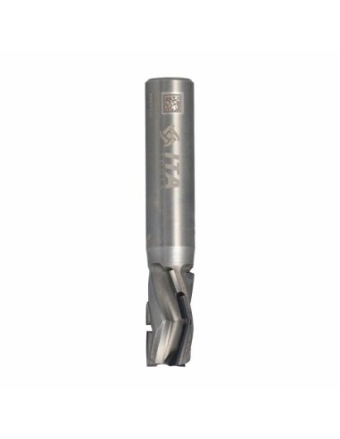 FrezDIA Z3+1 D12 I 22 L 70 S12x40RH  (8+1)PCD H2,5 3spirale korpus:DENSIMET Negatyw