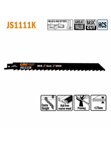 JS1111K-5 Piła szablasta L  225I  205 H  19 K  1,25 TS  8,5