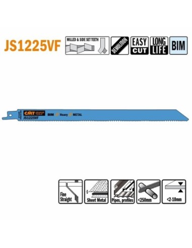 JS1225VF-5 Piła szablasta L  300I  280 H  19 K  1,25 TS  1,8-2,6