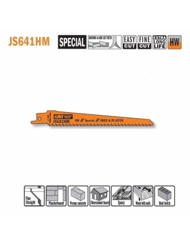 JS641HM-2 Piła szablasta L  150I  130 H  19 K  1,25 TS   4,3