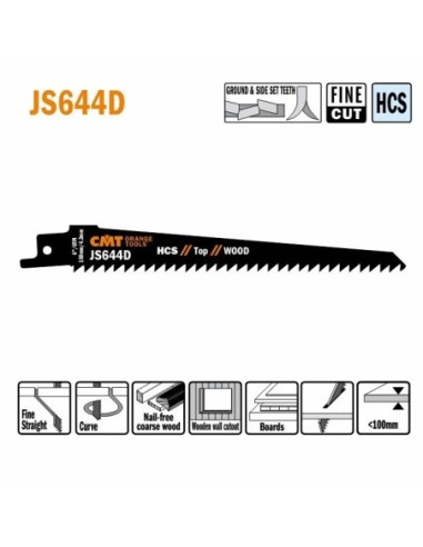 JS644D-5 Piła szablasta L  150I  130 H  19 K...