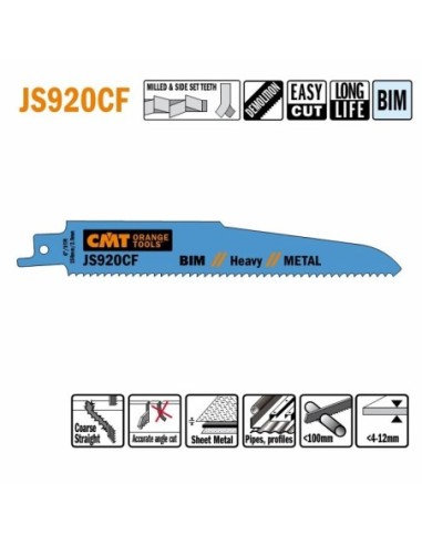 JS920CF-5 Piła szablasta L  150I  130 H  22 K  1,60 TS   2,9