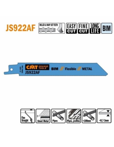 JS922AF-5 Piła szablasta L  150I  130 H  19 K  0,90 TS  90 1
