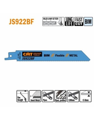 JS922BF-5 Piła szablasta L  150I  130 H  19 K  0,90 TS   1,8