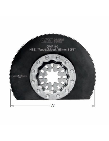 OMF106-X5 Brzeszczot oscylacyjny W85K 0,5 TS 1,34 TPI19 5 szt. STARLOCK