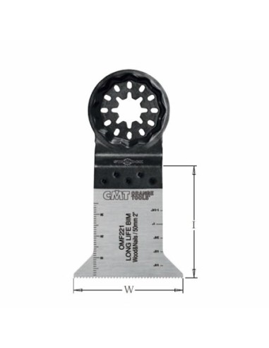 OMF221-X5 Brzeszczot oscylacyjny W50I50 TS 1,4 TPI18 5 szt. STARLOCK