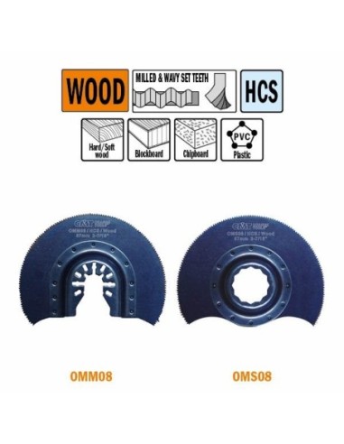 OMS08 Brzeszczot oscylacyjny W87TPI18 1 szt. uchywt pod Fein i Festool