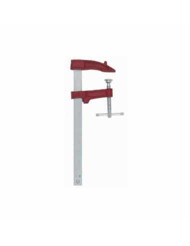 Ścisk ślusarski śrubowy Piher M-12 cmmax. siła nacisku 400 kg, ramię 7 cm, szyna 18x7mm, rękojeść T