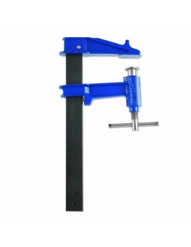 Ścisk śrubowy tłokowy Piher R-100 cmmax. siła nacisku 1000 kg , ramię 15 cm, szyna 40x10 mm, rękojeść T