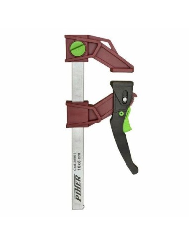 Ścisk stolarski Light PAL 16 cmmax. siła nacisku 120 kg, ramię 8 cm, szyna 20x5 mm