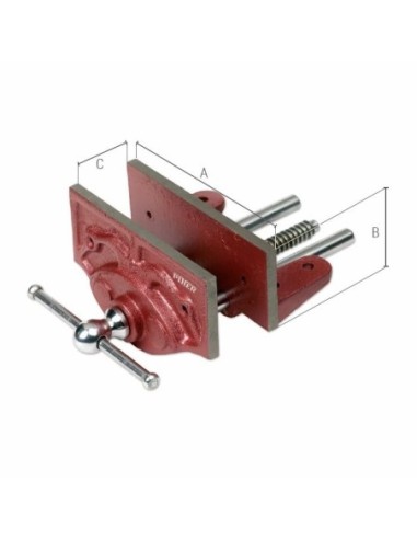 Imadło stolarskie 15 cmH5,5 cm I12 cm