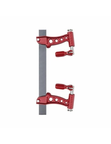 Ścisk stolarski Maxipress odwrócony R200max. siła nacisku 1000 kg , ramię 16 cm, szyna 40x10 mm