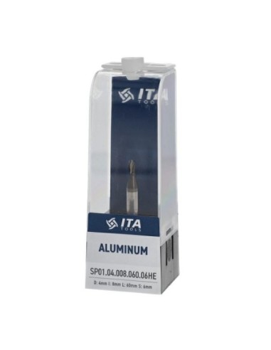 FrezVHM Z1 D4 I8 L60 S6 RH wyk.      pozytyw aluminium i tworzywa sztuczne powłoka HC
