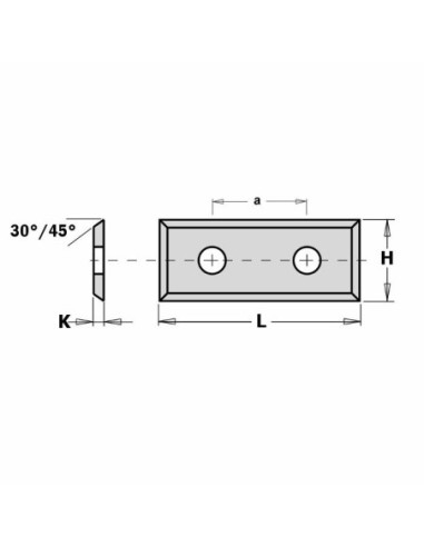 14094  Płytka HM 39,5x9,0x1,5mm  KKCR08 a26,0  35