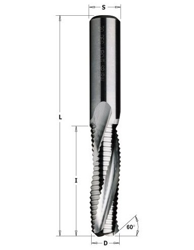 191.143.11 Frez spi. DS14 I50 L110Z3 obr wykańcz. V-Point 60
