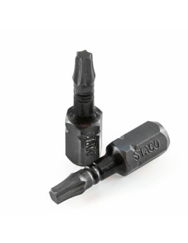 20192.STACO bit 1/4 TX15x25mm Udarowy20szt. czarny