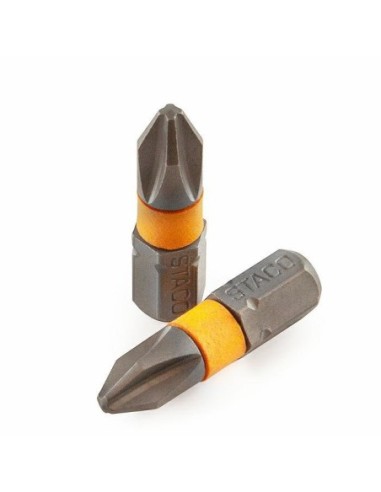 20898. STACO bit 1/4 in PH2x25mm10szt pomarańczowy