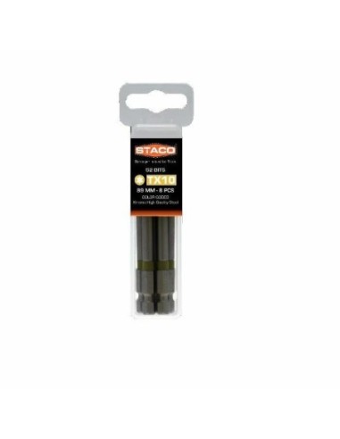 21751 STACO bit 1/4 TX10x89mm8 szt kolor zółty