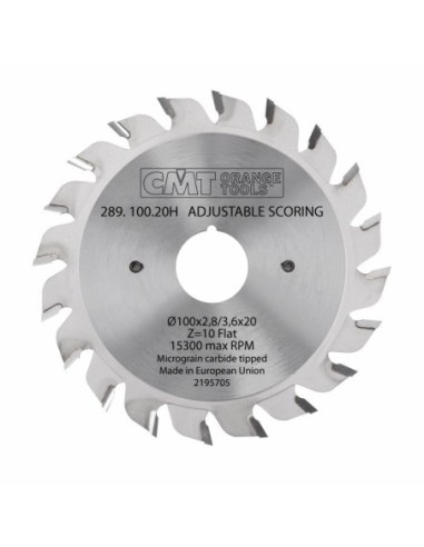 289.100.20H Podcinak skł. D100 F20K2,8-3,6 Z20
