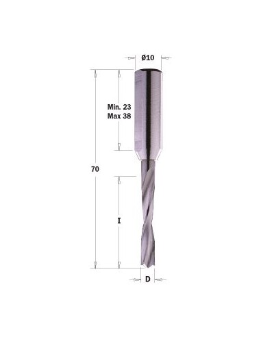 311.030.22 Wiertło NP HWM D3x18 L70S10x38 LH XTREME-HWM