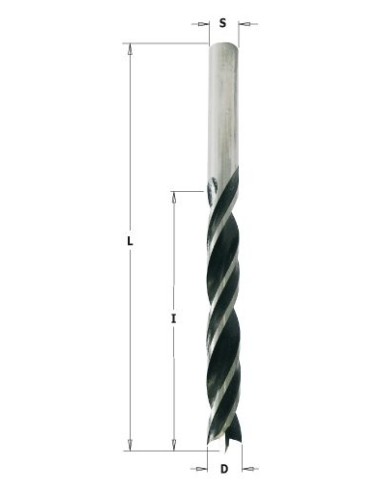 517.100.51 Wiertło NP HS D10 I84L120 S10 RH (uchwyt cylindryczny)