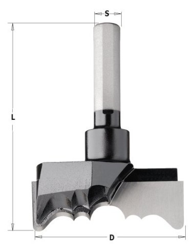 531.541 Wiertło HM D54 L73,5S9,52 hexagonal