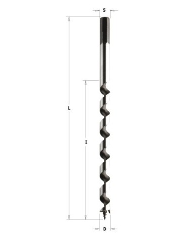 535.100.51 Wiertło P HS D10 I360L460 Shexagonal RH