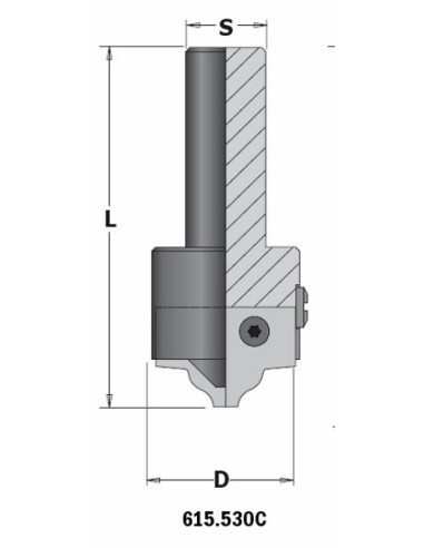 615.350C  Korpus freza