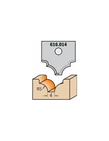 616.014 Nóż profilowy 20x20x2