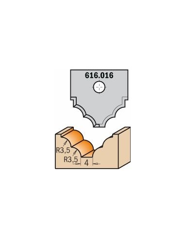 616.016 Nóż profilowy 20x20x2