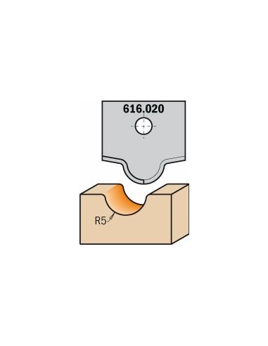 616.020 Nóż profilowy 20x20x2