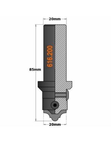 616.120 Korpus freza S12 L85